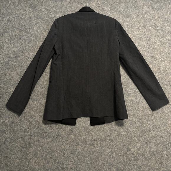 Brunello Cucinelli Blazer Womens 38 US 2 Black Gray Evening Tuxedo Wool Silk - Picture 5 of 12